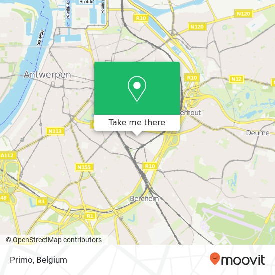 Primo, Dageraadplaats 13 2018 Antwerpen map