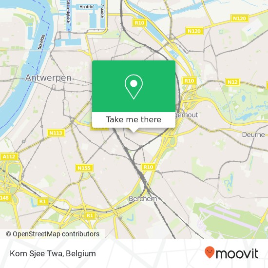 Kom Sjee Twa, Walvisstraat 1 2018 Antwerpen plan