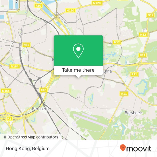 Hong Kong, Van Lissumstraat 84 2100 Antwerpen plan