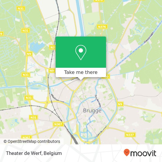 Theater de Werf map