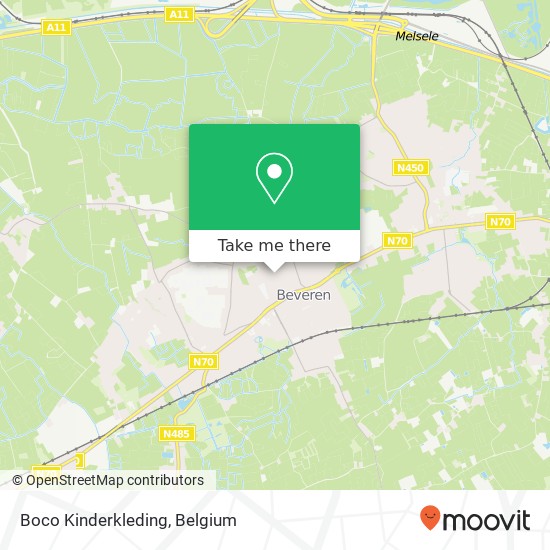 Boco Kinderkleding, Vrasenestraat 59 9120 Beveren map