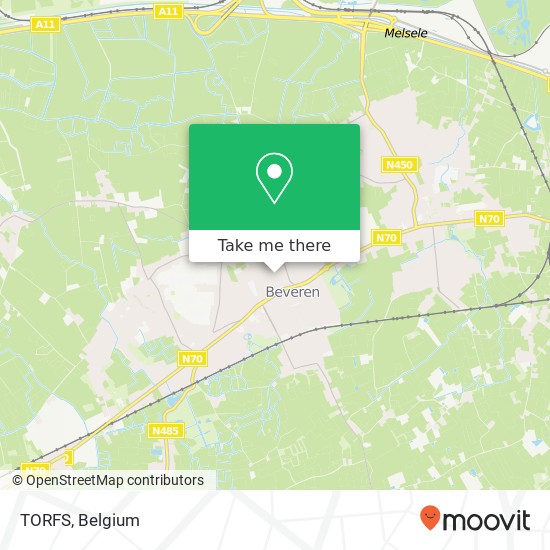 TORFS, Warande 9120 Beveren map