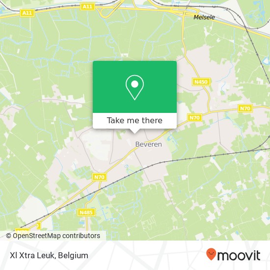 Xl Xtra Leuk, Vrasenestraat 55 9120 Beveren map