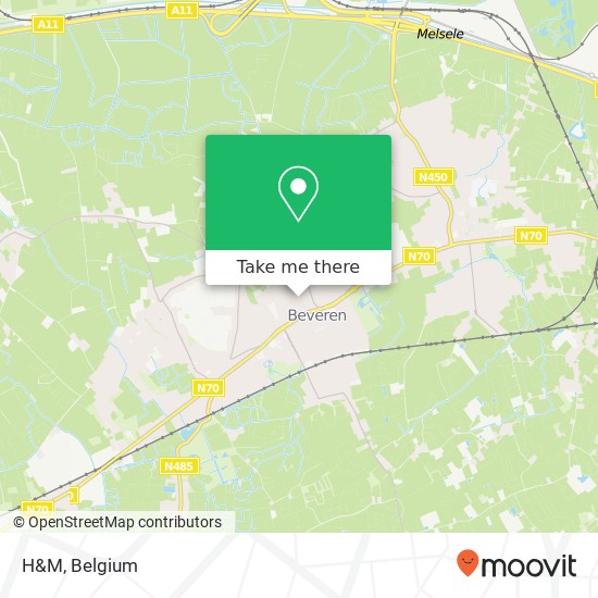 H&M, Warande 19 9120 Beveren map
