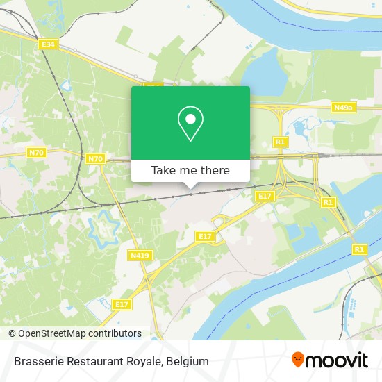 Brasserie Restaurant Royale map