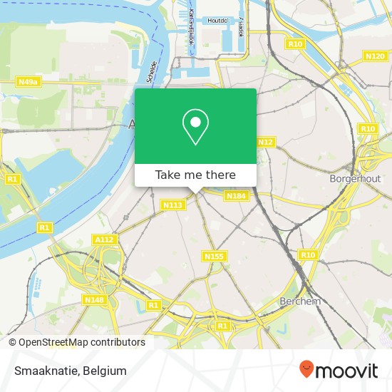 Smaaknatie, Mechelsesteenweg 28 2018 Antwerpen plan
