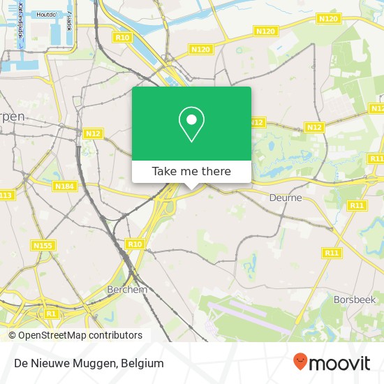 De Nieuwe Muggen, Dokter van de Perrelei 41 2140 Antwerpen map
