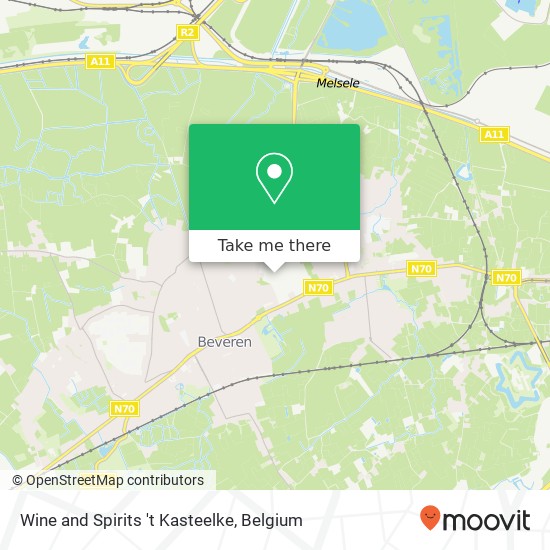 Wine and Spirits 't Kasteelke, Pareinpark 27 9120 Beveren map