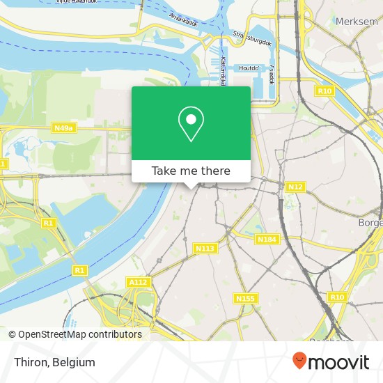 Thiron, Steenhouwersvest 38 2000 Antwerpen plan