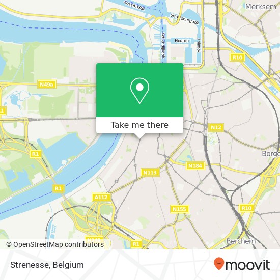 Strenesse, Nationalestraat 47 2000 Antwerpen map