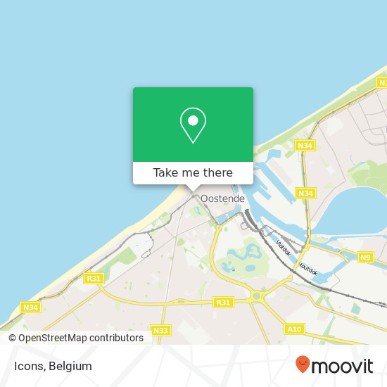 Icons, Leopold II-Laan 25 8400 Oostende map