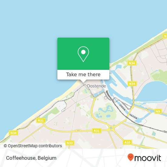 Coffeehouse, Leopold II-Laan 8400 Oostende map