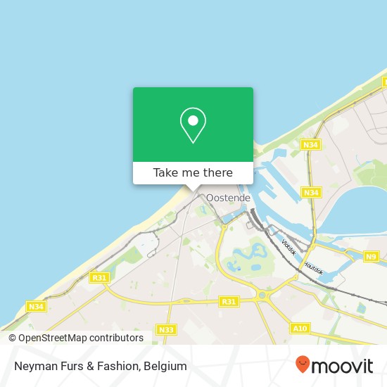 Neyman Furs & Fashion, Kursaal-Westhelling 5 8400 Oostende map