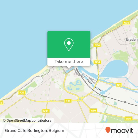 Grand Cafe Burlington, Kapellestraat 92 8400 Oostende map