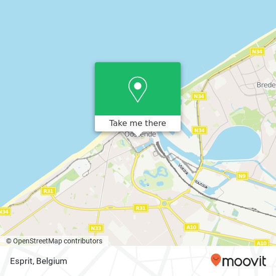 Esprit, Kapellestraat 75 8400 Oostende map