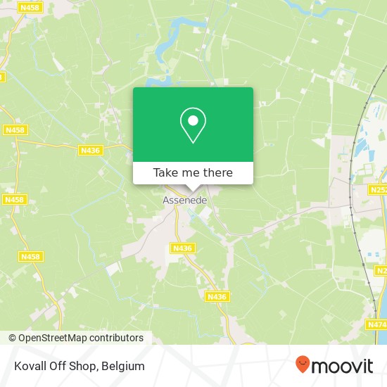 Kovall Off Shop, Hoogstraat 50 9960 Assenede map