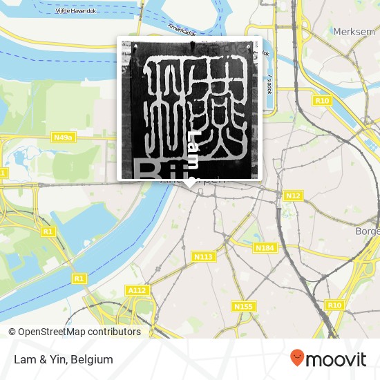 Lam & Yin, Reyndersstraat 17 2000 Antwerpen plan