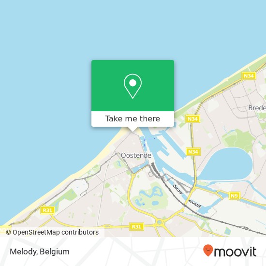 Melody, Albert I-Promenade 15 8400 Oostende map