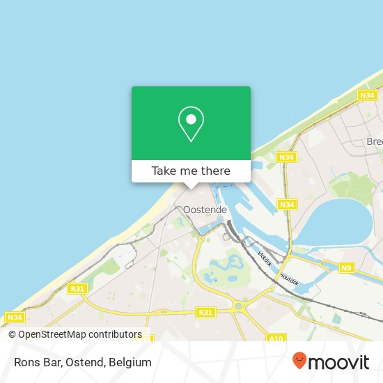 Rons Bar, Ostend, Langestraat 60B 8400 Oostende plan