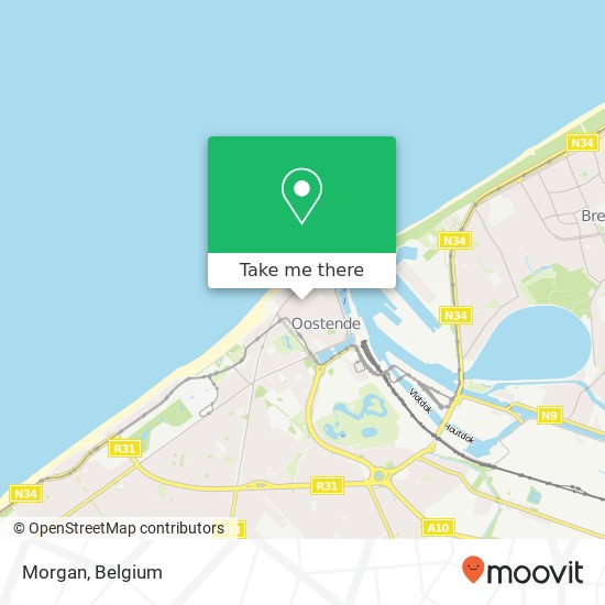 Morgan, James Ensorgalerij 8400 Oostende map