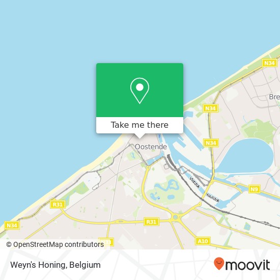 Weyn's Honing, Adolf Buylstraat 12 Oostende map