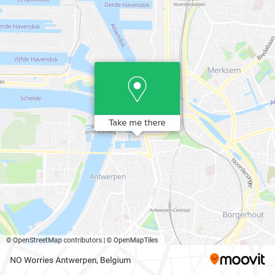 NO Worries Antwerpen map