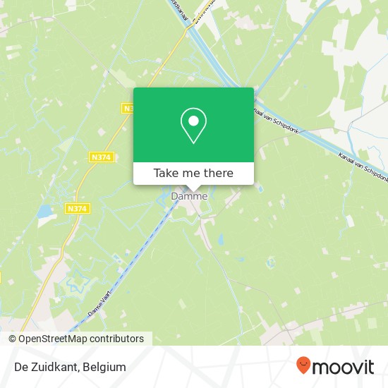 De Zuidkant, Jacob van Maerlantstraat 10 8340 Damme map