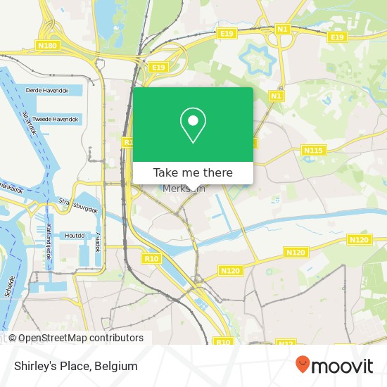 Shirley's Place, Bredabaan 384 2170 Antwerpen plan