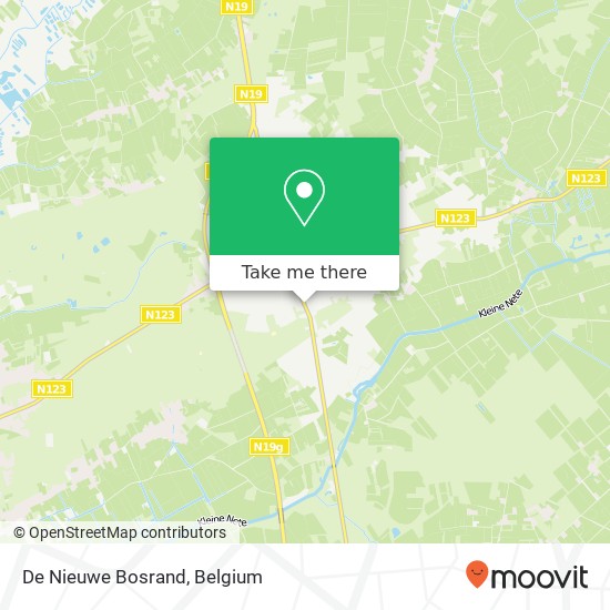 De Nieuwe Bosrand, Geelsebaan 70 2460 Kasterlee map