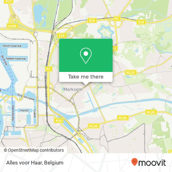 Alles voor Haar, Bredabaan 516 2170 Antwerpen map