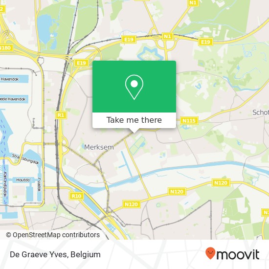 De Graeve Yves, Bredabaan 569 2170 Antwerpen plan