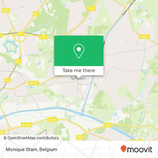 Monique Stam, Paalstraat 5 2900 Schoten map