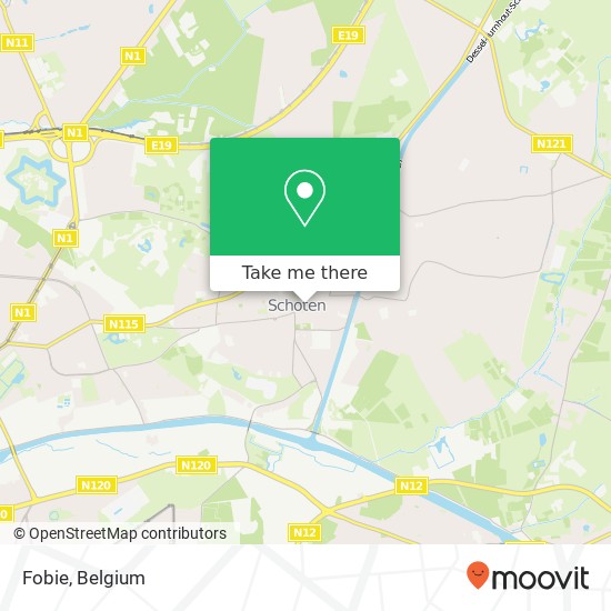 Fobie, Paalstraat 22 2900 Schoten map