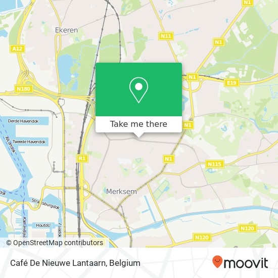 Café De Nieuwe Lantaarn map