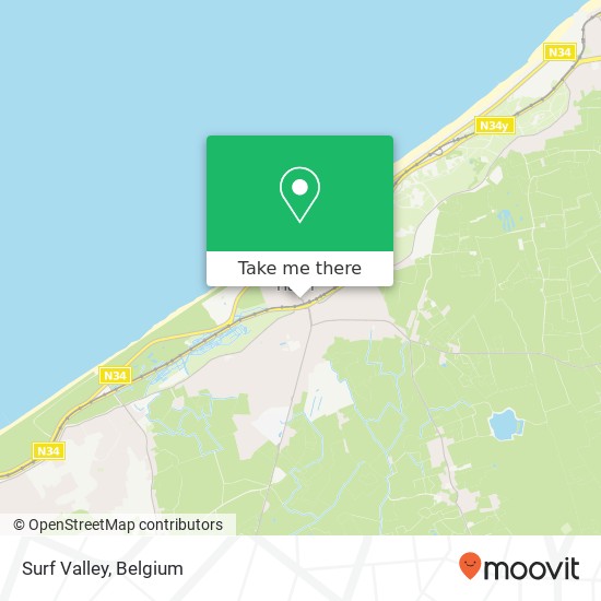 Surf Valley, Koninklijk Plein 8420 De Haan plan