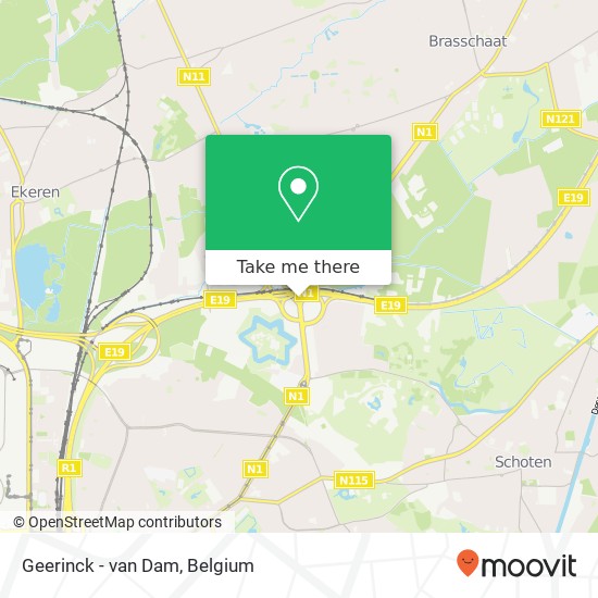 Geerinck - van Dam, Bredabaan 1026 2900 Schoten map