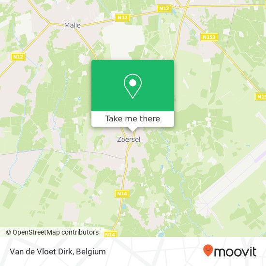 Van de Vloet Dirk, Oostmallebaan 29 2980 Zoersel map