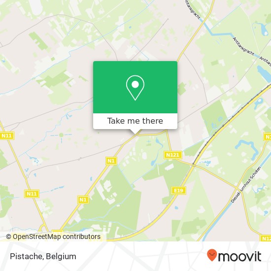 Pistache, Bredabaan 367 2930 Brasschaat plan