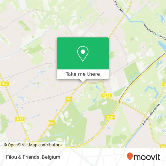 Filou & Friends, Bredabaan 252 2930 Brasschaat map