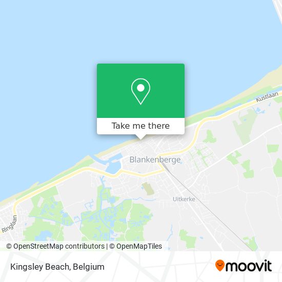 Kingsley Beach map