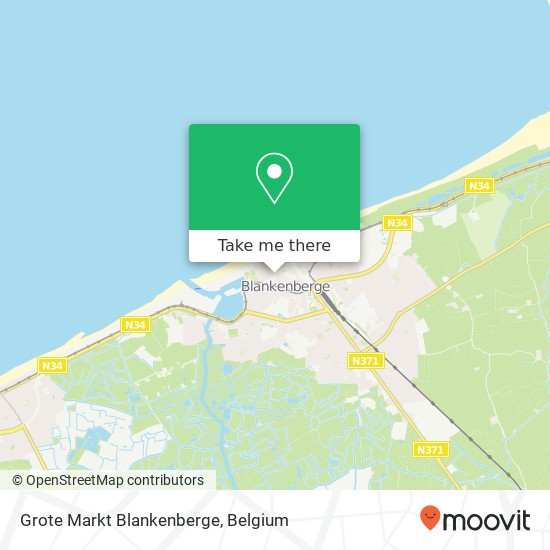 Grote Markt Blankenberge, Grote Markt 20 8370 Blankenberge map