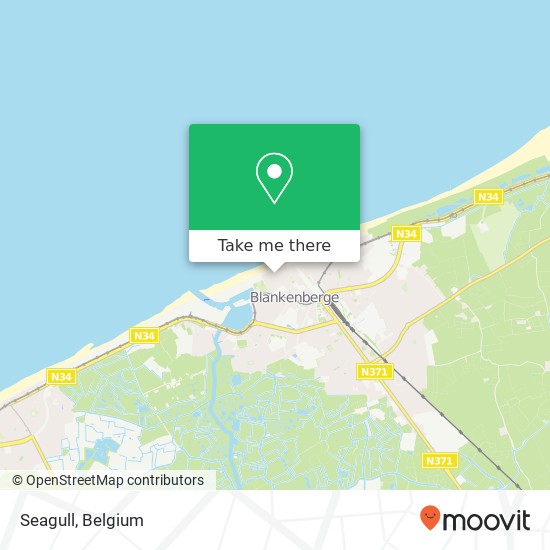 Seagull, Weststraat 11 8370 Blankenberge map