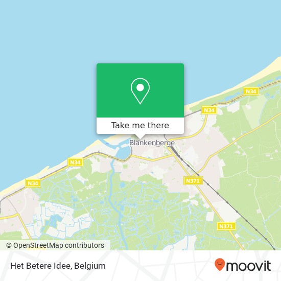 Het Betere Idee, Grote Markt 2 8370 Blankenberge map