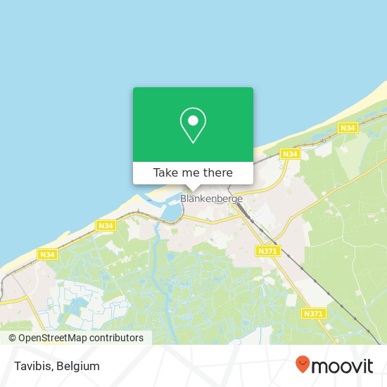 Tavibis, Leopoldstraat 46 8370 Blankenberge plan