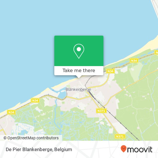 De Pier Blankenberge, Zeedijk 261 8370 Blankenberge plan