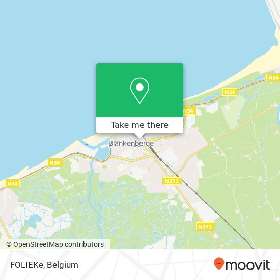 FOLIEKe, Kerkstraat 131 8370 Blankenberge map