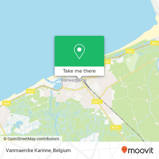 Vanmaercke Karinne, Vramboutstraat 12 8370 Blankenberge map