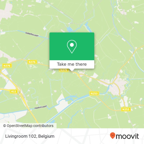 Livingroom 102, Sluisstraat 102 8300 Knokke-Heist map