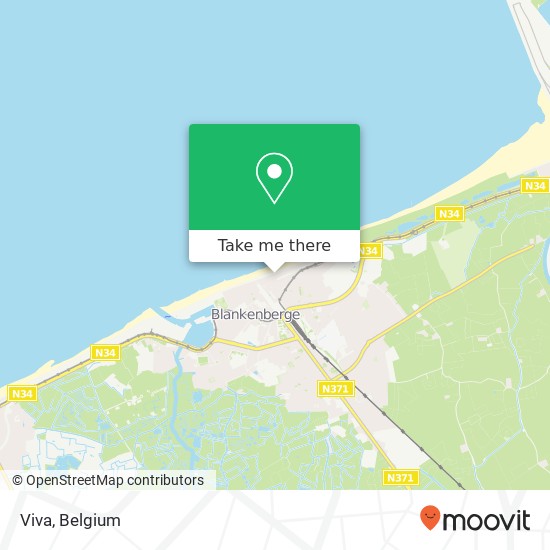 Viva, Zeedijk 155 8370 Blankenberge map