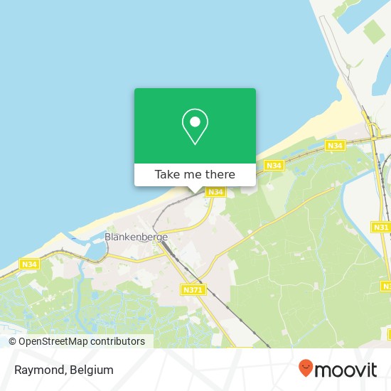 Raymond, Albert Ruzettelaan 157 8370 Blankenberge map